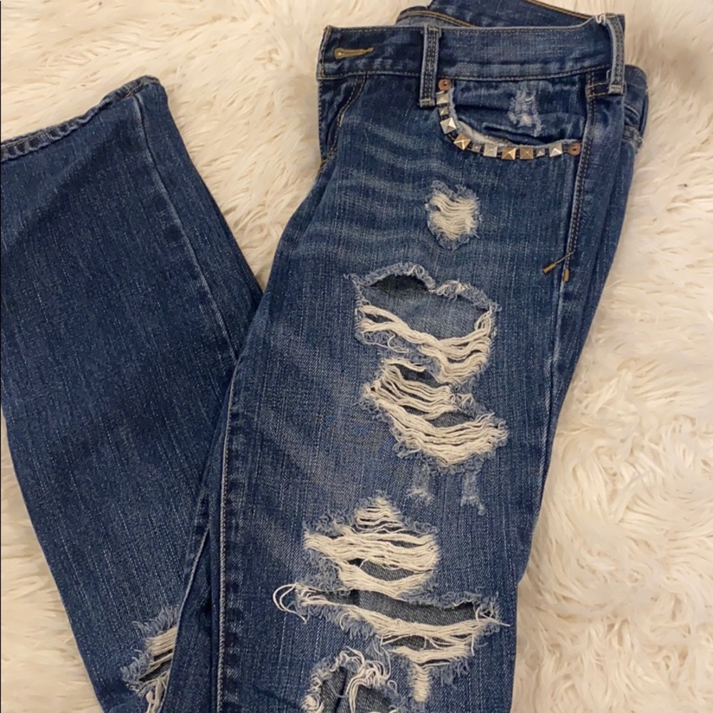 Distressed Hollister skinny jeans